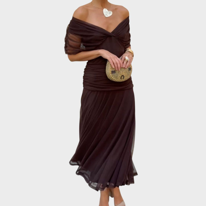Laluna™ | Vestido Elegante Con Escote En V