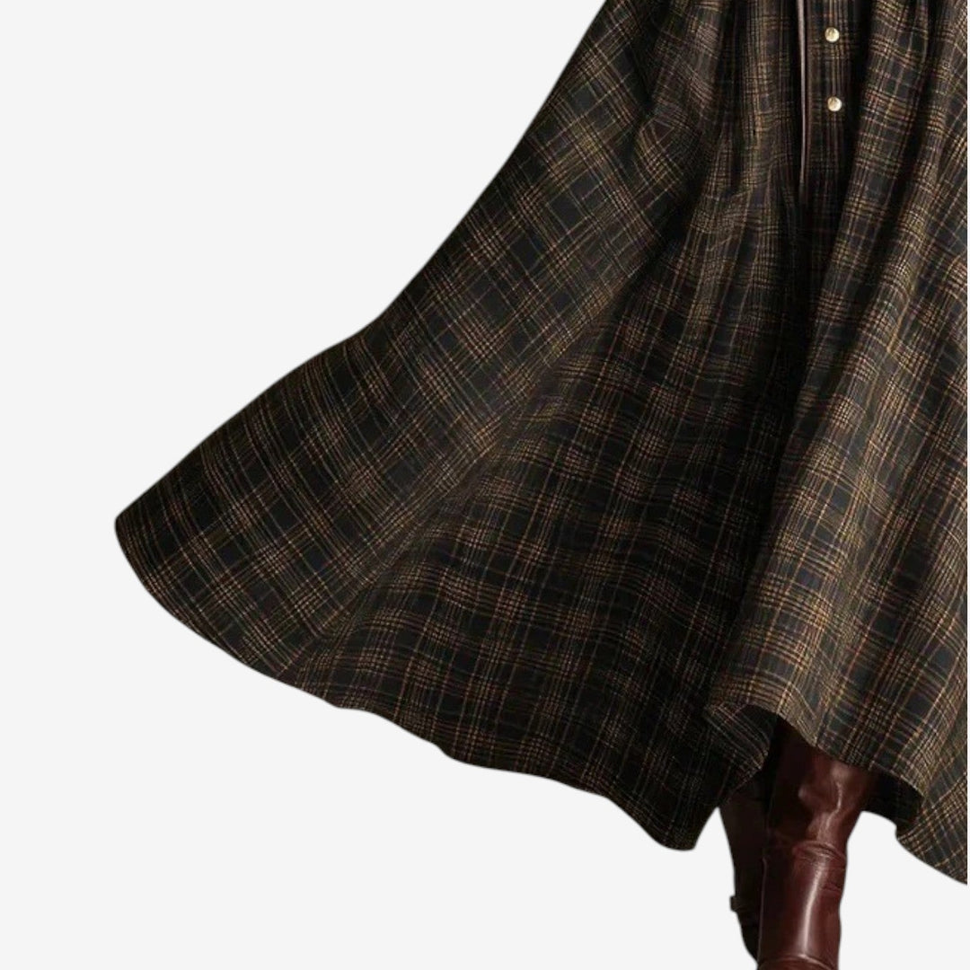 Sara™ | Vestido Maxi Vintage + cinturón gratis