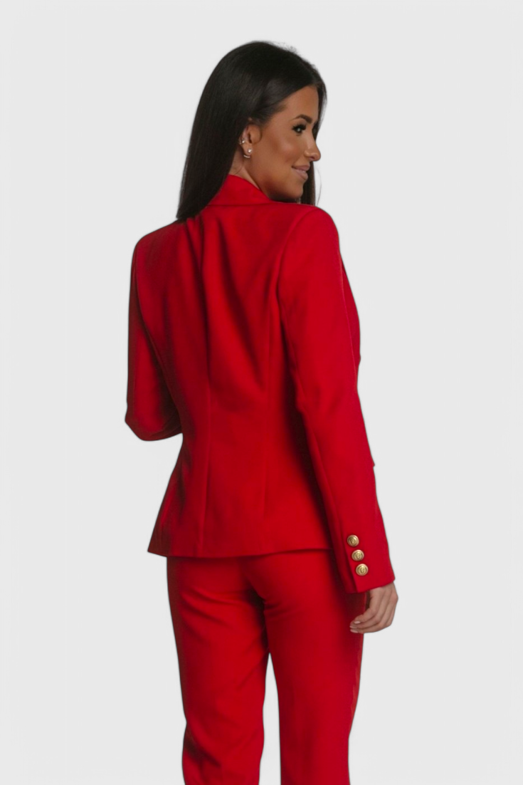 Rosalind Conjunto de Blazer y Pantalones Elegantes