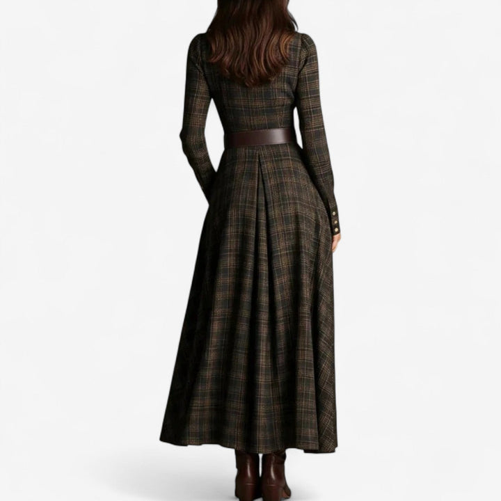Sara™ | Vestido Maxi Vintage + cinturón gratis