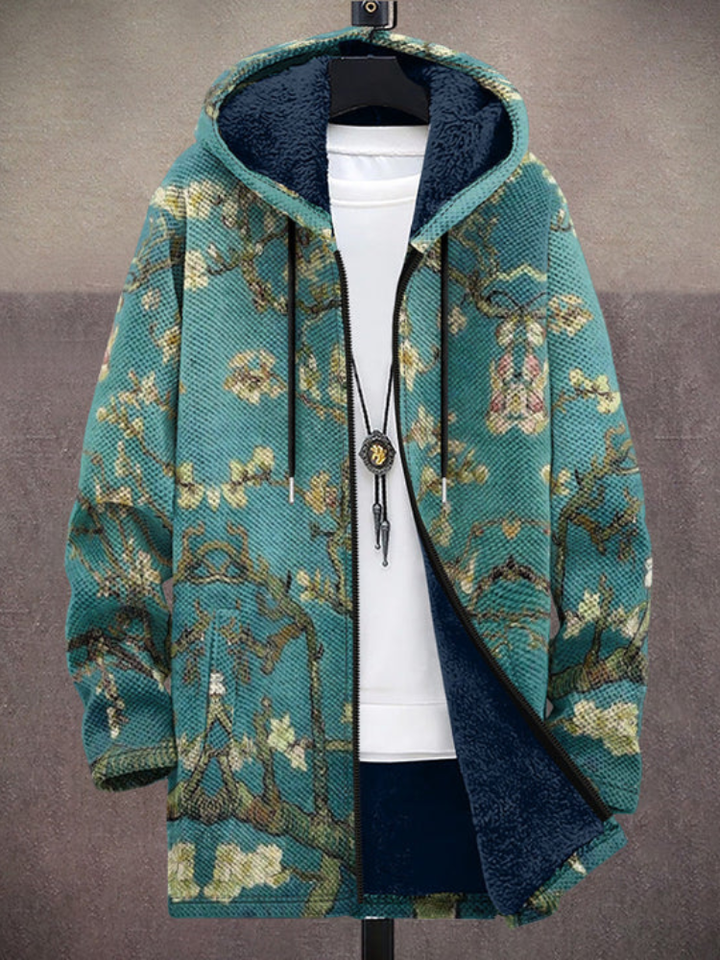 Celine™ - Sudadera de lujo inspirada en el arte con capucha y cremallera