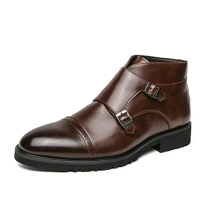 Botines dobles monje de cuero sintético Parker™