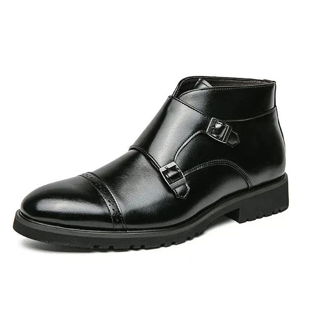 Botines dobles monje de cuero sintético Parker™