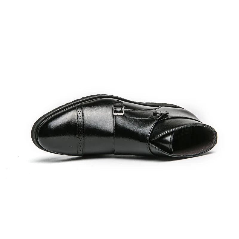 Botines dobles monje de cuero sintético Parker™