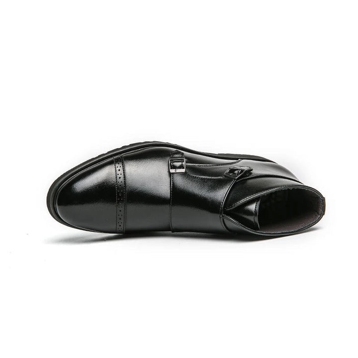 Botines dobles monje de cuero sintético Parker™