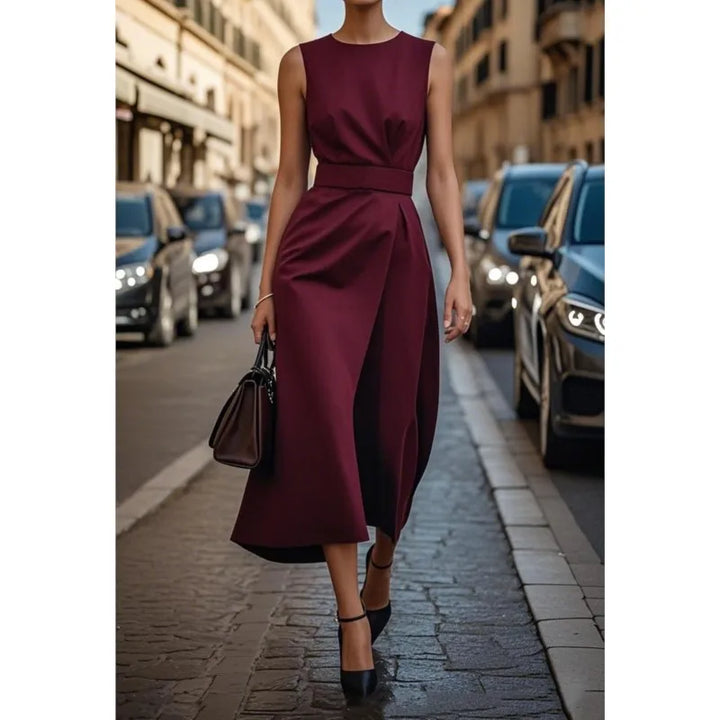 Ryve™ | Vestido Elegante de Cuello Redondo
