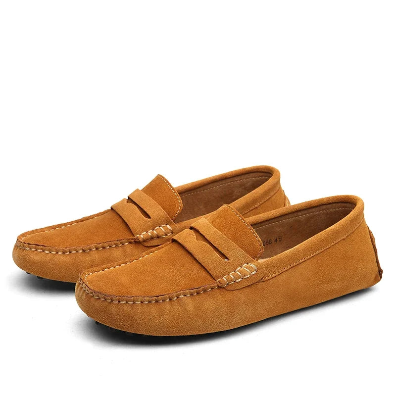 Mocasines casuales de ante