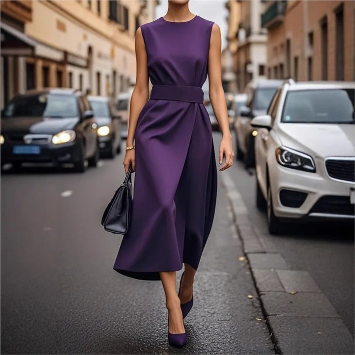 Ryve™ | Vestido Elegante de Cuello Redondo