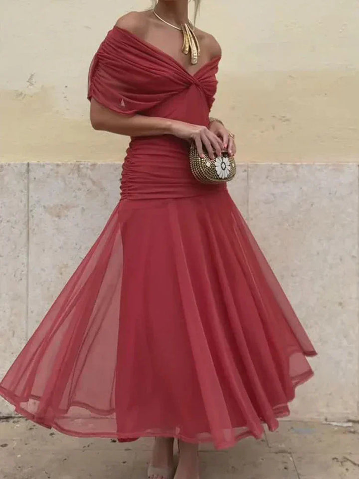 Laluna™ | Vestido Elegante Con Escote En V