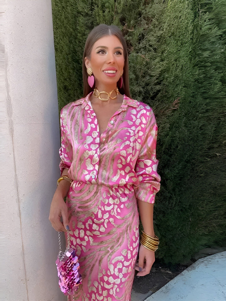 Alva | Vestido de dos piezas elegante de evento