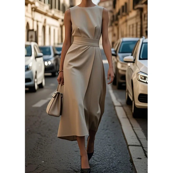 Ryve™ | Vestido Elegante de Cuello Redondo