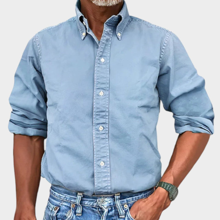 Rafael™ | Camiseta de manga larga sin arrugas