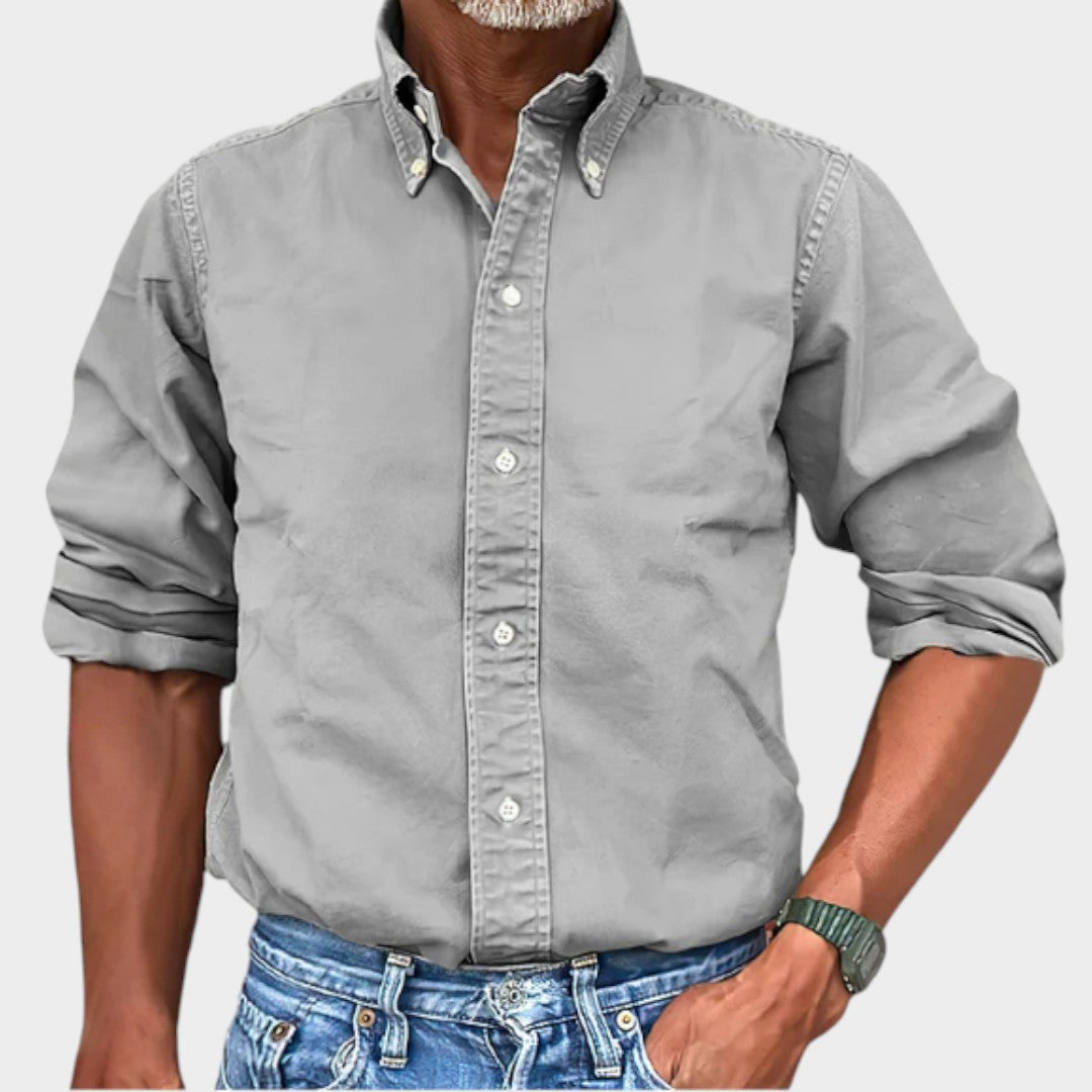Rafael™ | Camiseta de manga larga sin arrugas