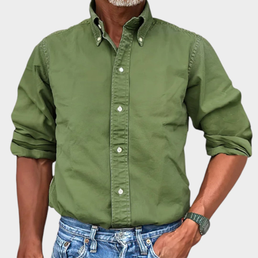 Rafael™ | Camiseta de manga larga sin arrugas