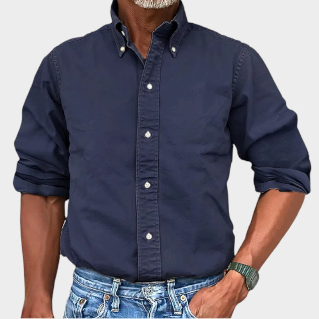 Rafael™ | Camiseta de manga larga sin arrugas