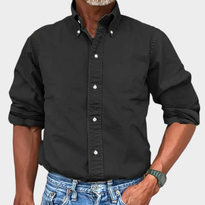Rafael™ | Camiseta de manga larga sin arrugas