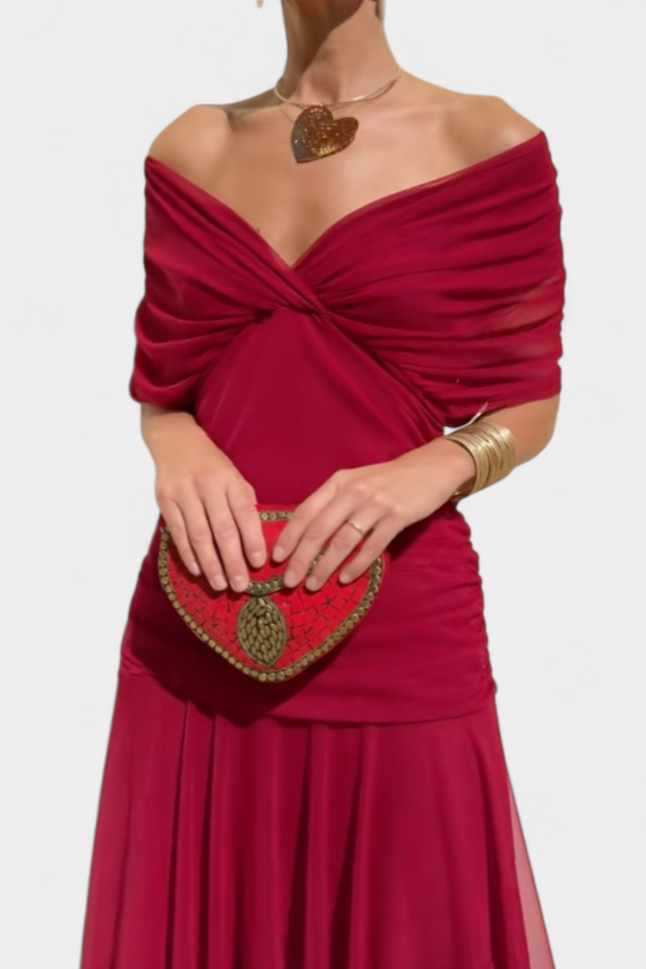 Laluna™ | Vestido Elegante Con Escote En V