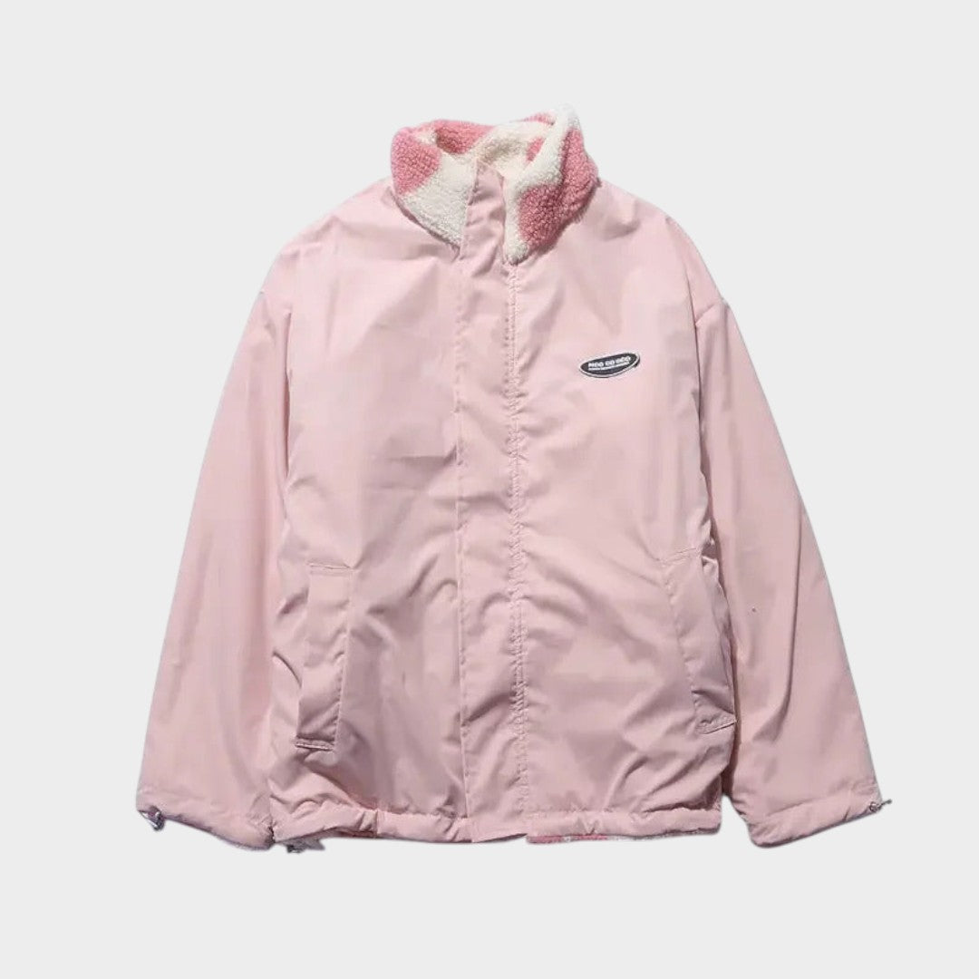 Diana™ | Chaqueta reversible con estampado de corazones y diseño cómodo