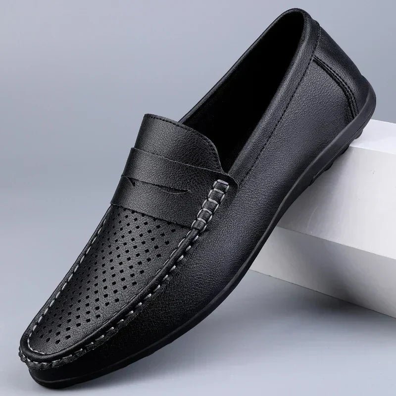 Classic Italian Leather Loafers.