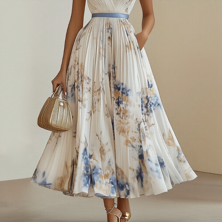 Milano™ | Vestido Maxi Plisado Elegante