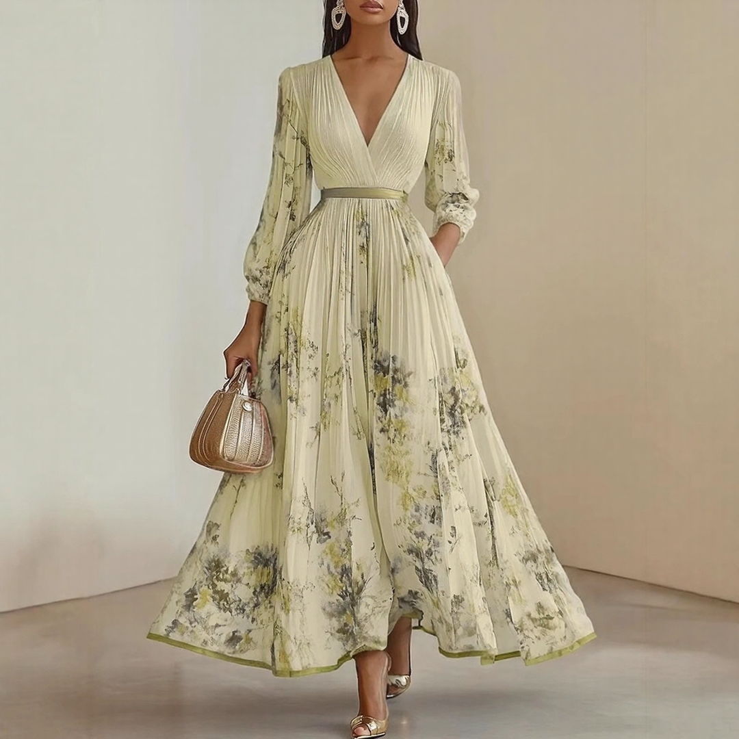 Milano™ | Vestido Maxi Plisado Elegante