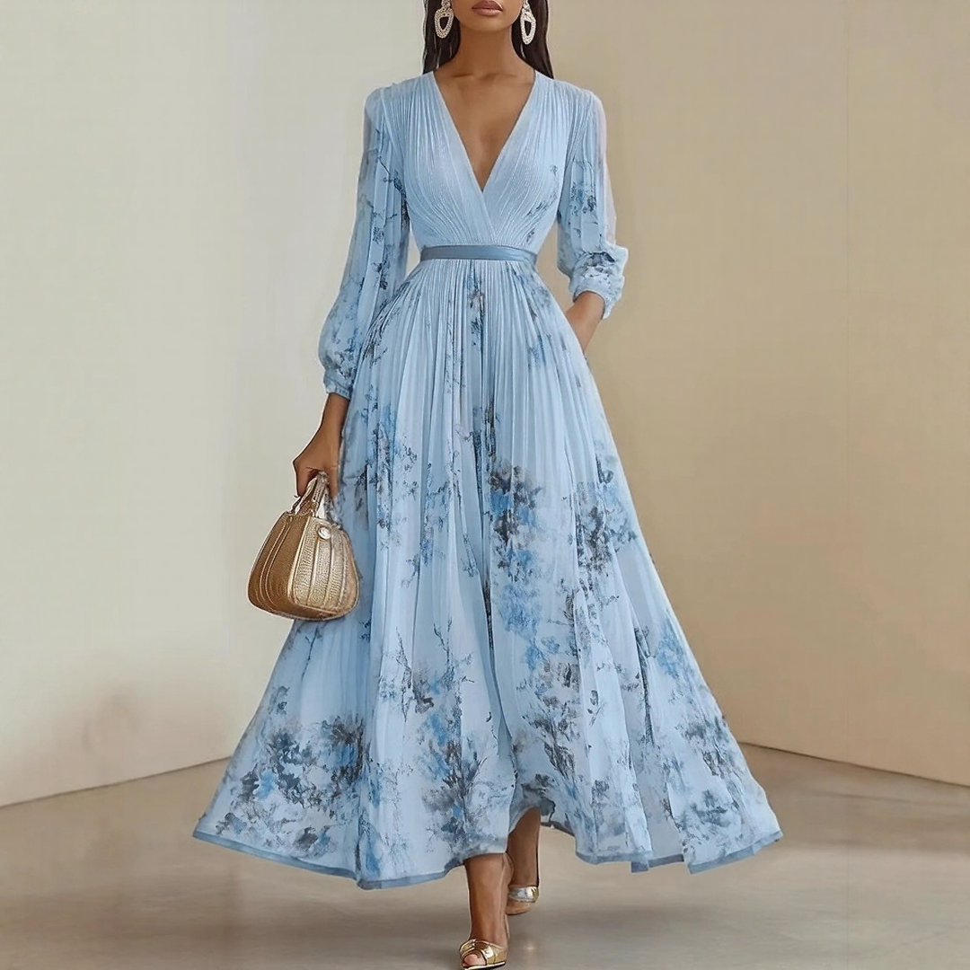Milano™ | Vestido Maxi Plisado Elegante