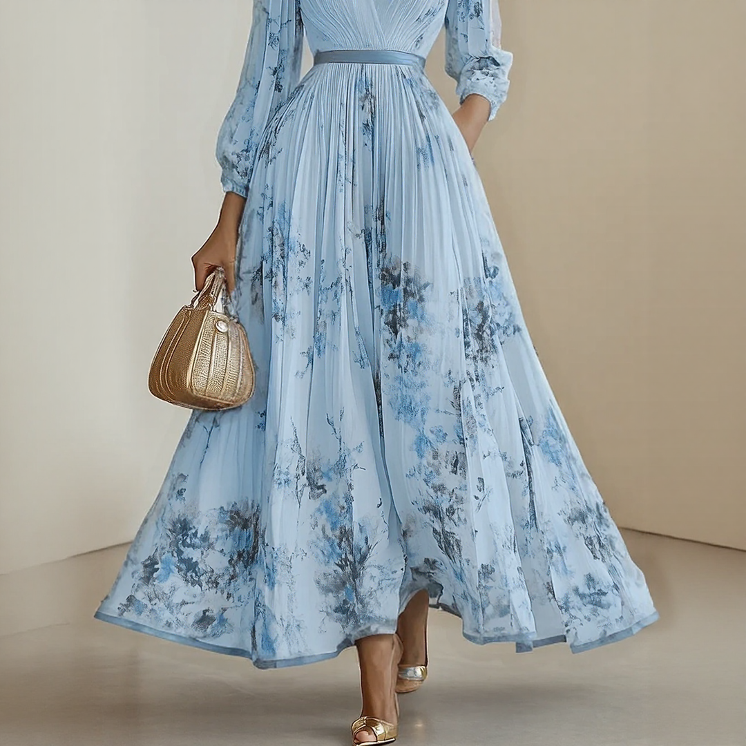 Milano™ | Vestido Maxi Plisado Elegante