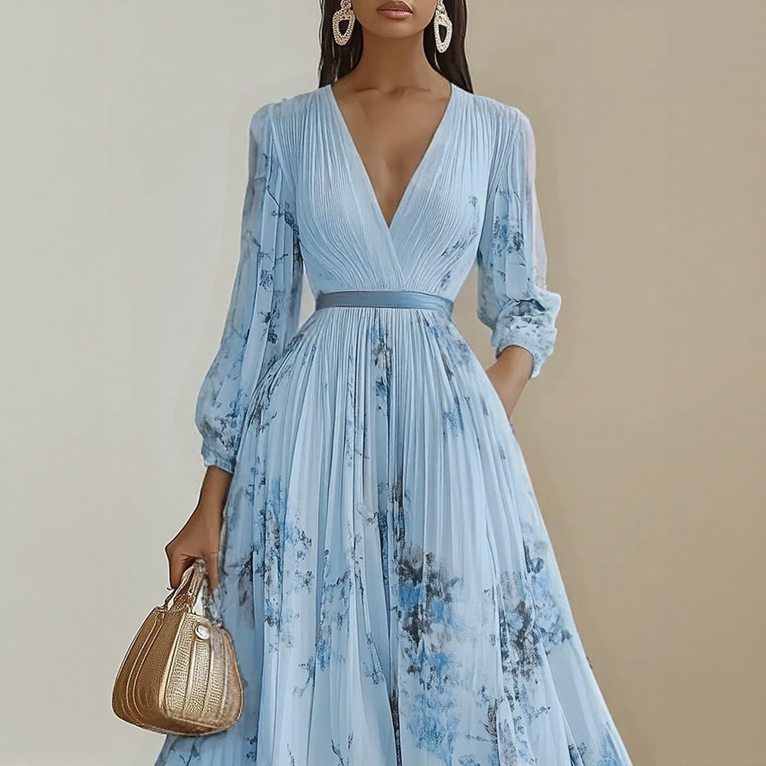 Milano™ | Vestido Maxi Plisado Elegante