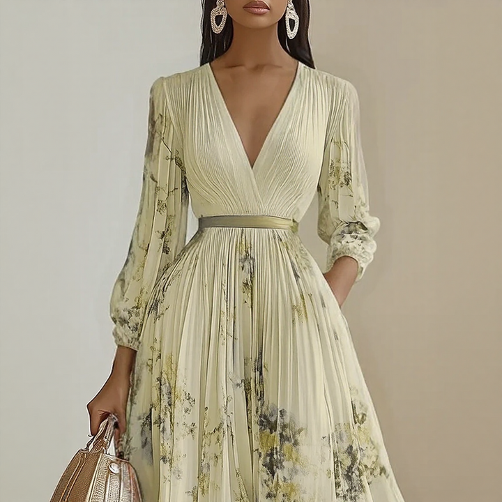 Milano™ | Vestido Maxi Plisado Elegante