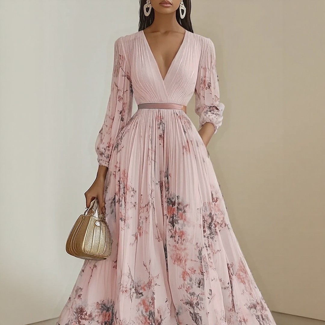 Milano™ | Vestido Maxi Plisado Elegante