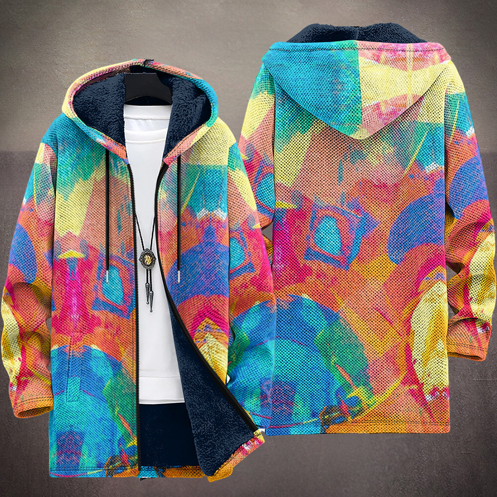 Tiarna™ - Sudadera con capucha de lujo inspirada en el arte con cremallera