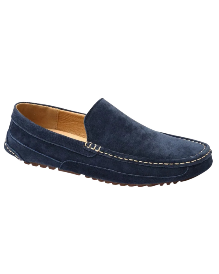 Mocasines elegantes de ante de primera calidad.