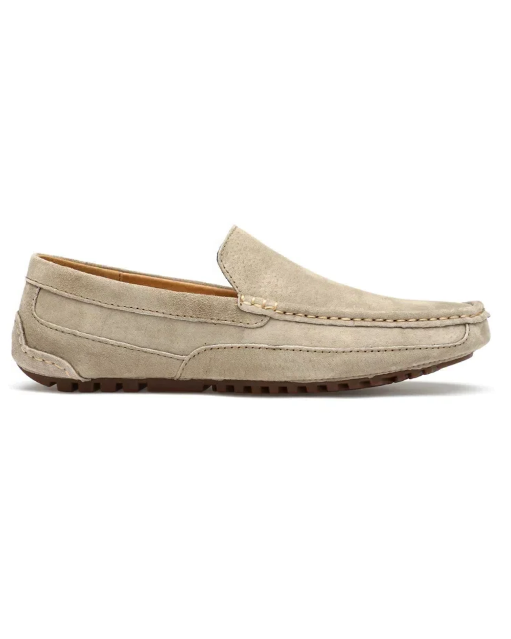 Mocasines elegantes de ante de primera calidad.