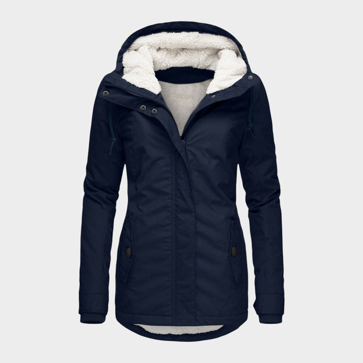 Ana™ | Chaqueta otoñal larga de felpa