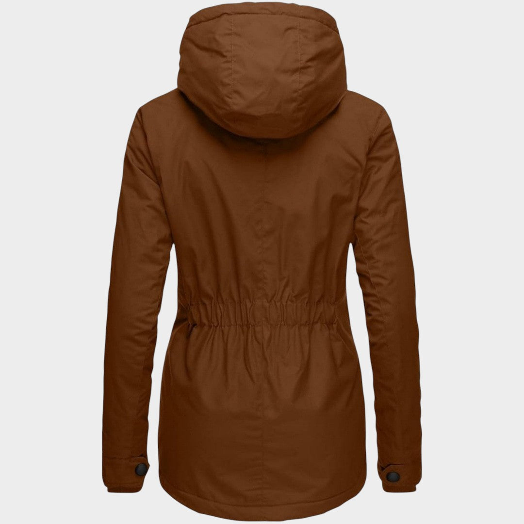 Ana™ | Chaqueta otoñal larga de felpa