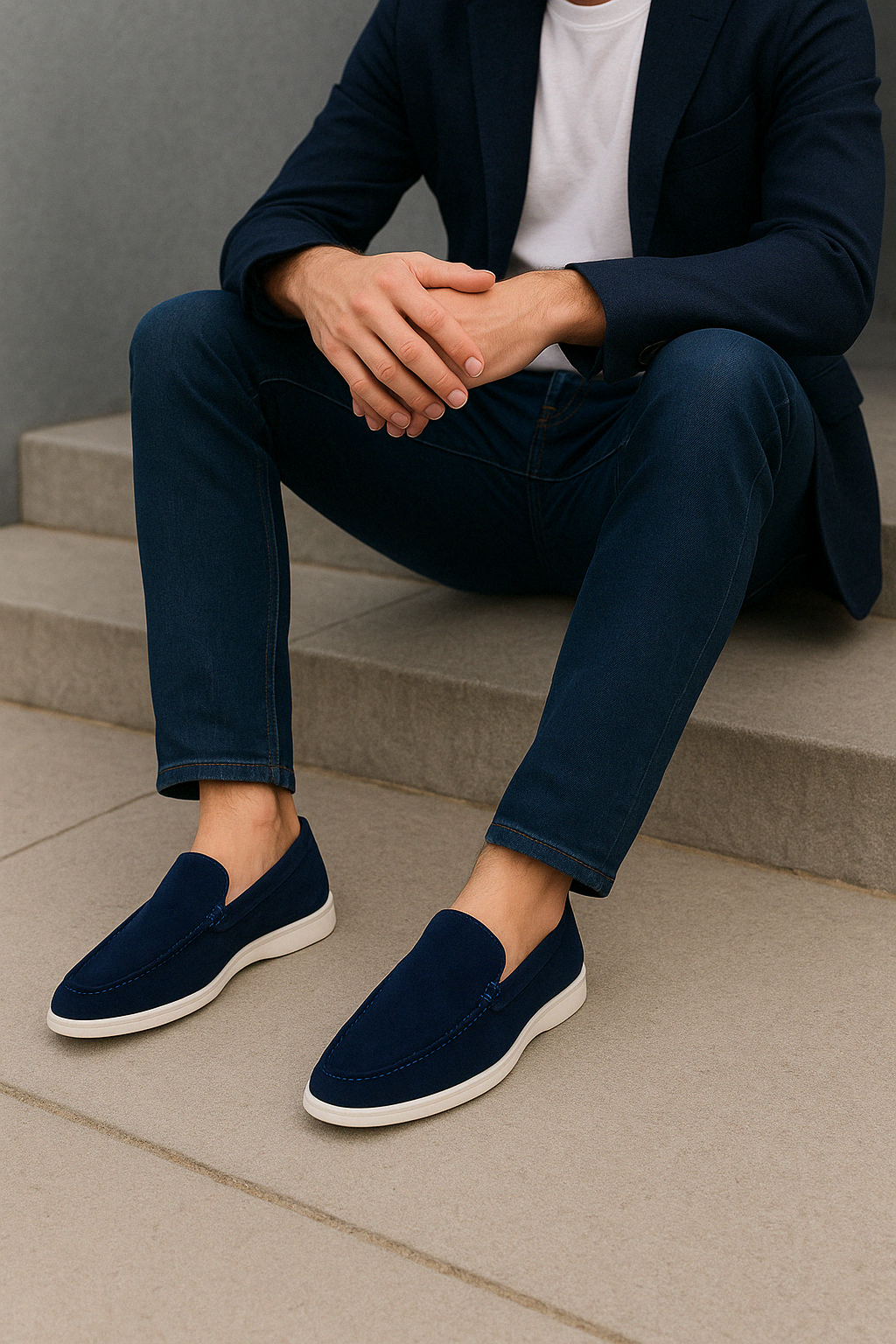 Elegant suede loafers