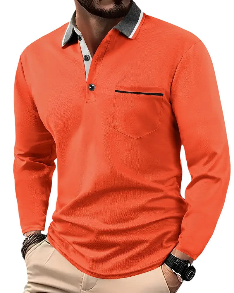 Larsen™ | Polo clásico de manga larga