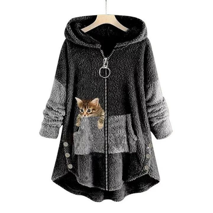 Vanda | Chaqueta cálida y suave, tan abrazable como un oso de peluche