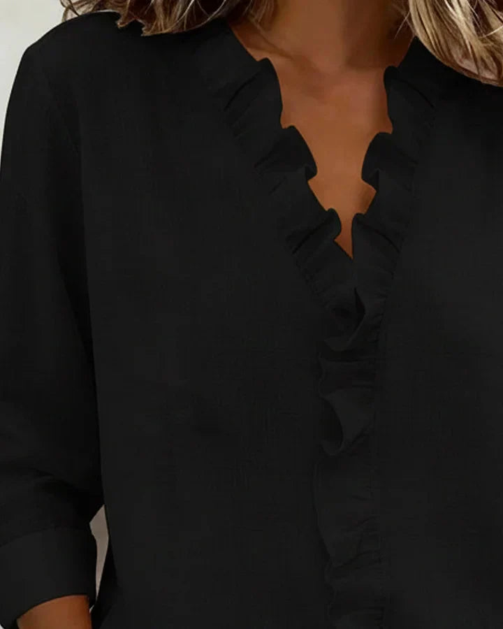 BELLA |  BLUSA CON VOLANTES