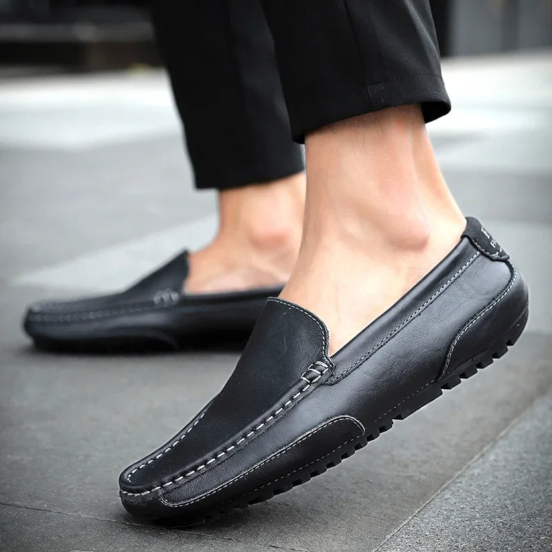 Mocasines de cuero vintage