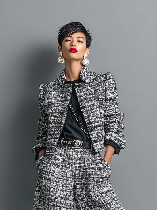 REBECA | CONJUNTO CHAQUETA Y PANTALÓN ANCHO