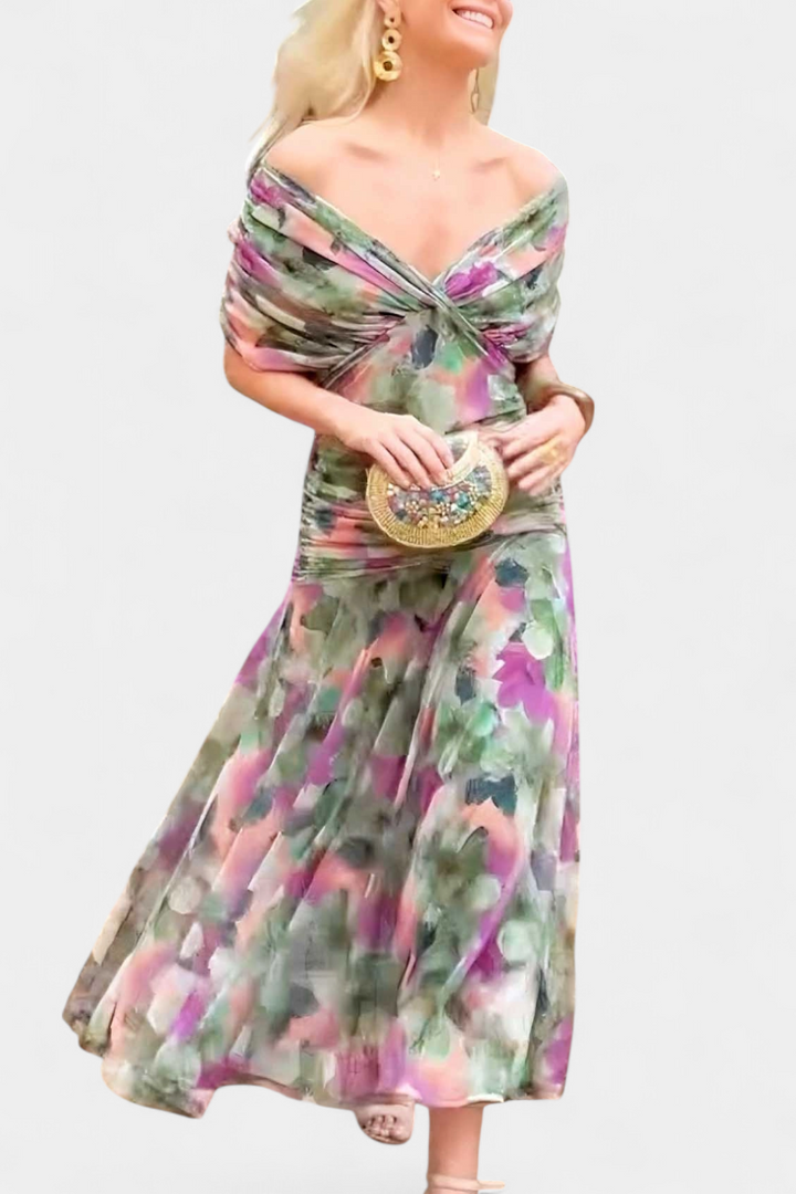 Laluna™ | Vestido Elegante Con Escote En V