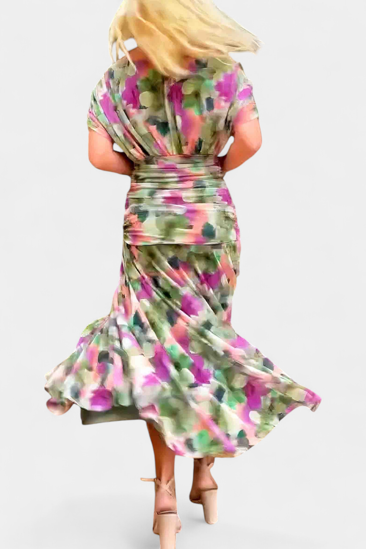 Laluna™ | Vestido Elegante Con Escote En V