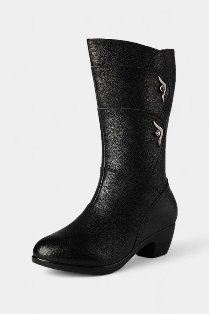 Hadley Botines con Cremallera y Plantilla Acolchada