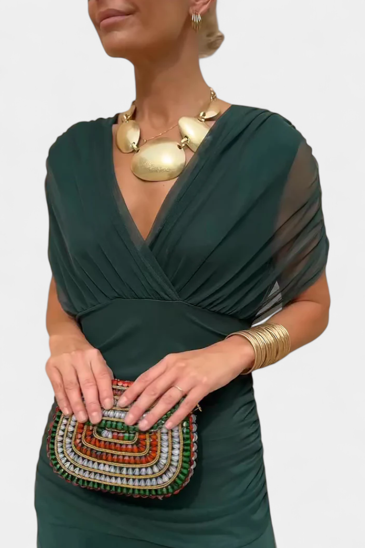 Laluna™ | Vestido Elegante Con Escote En V