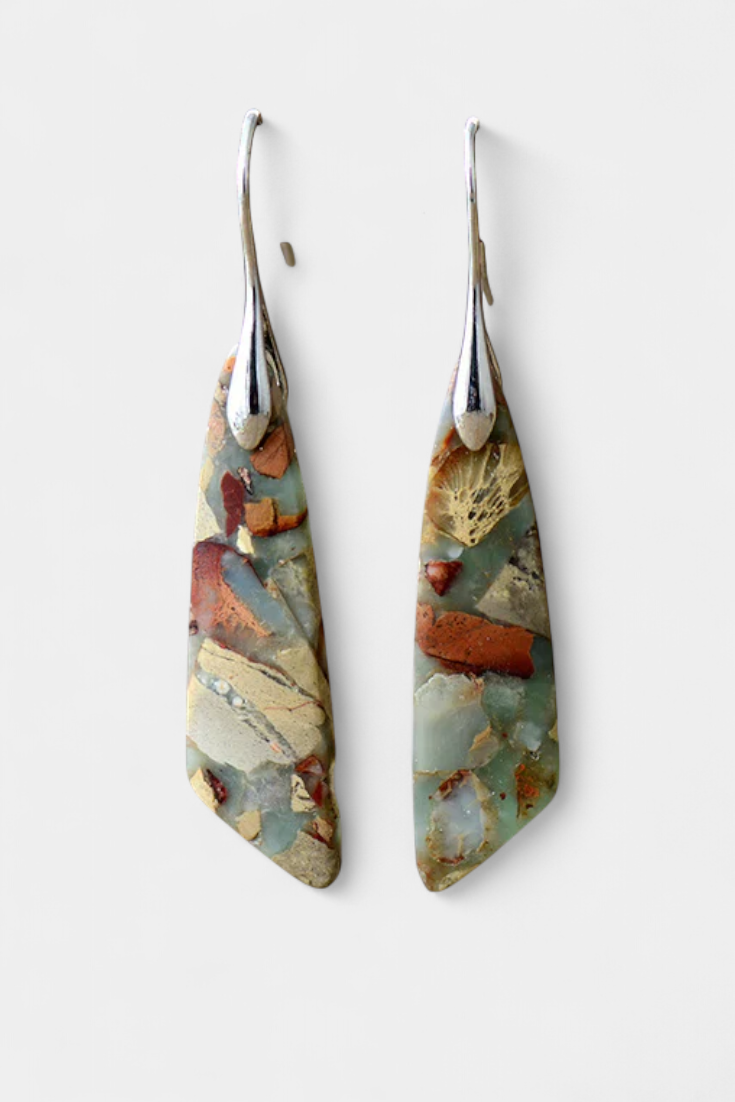 Bird earrings with mixed zirconias