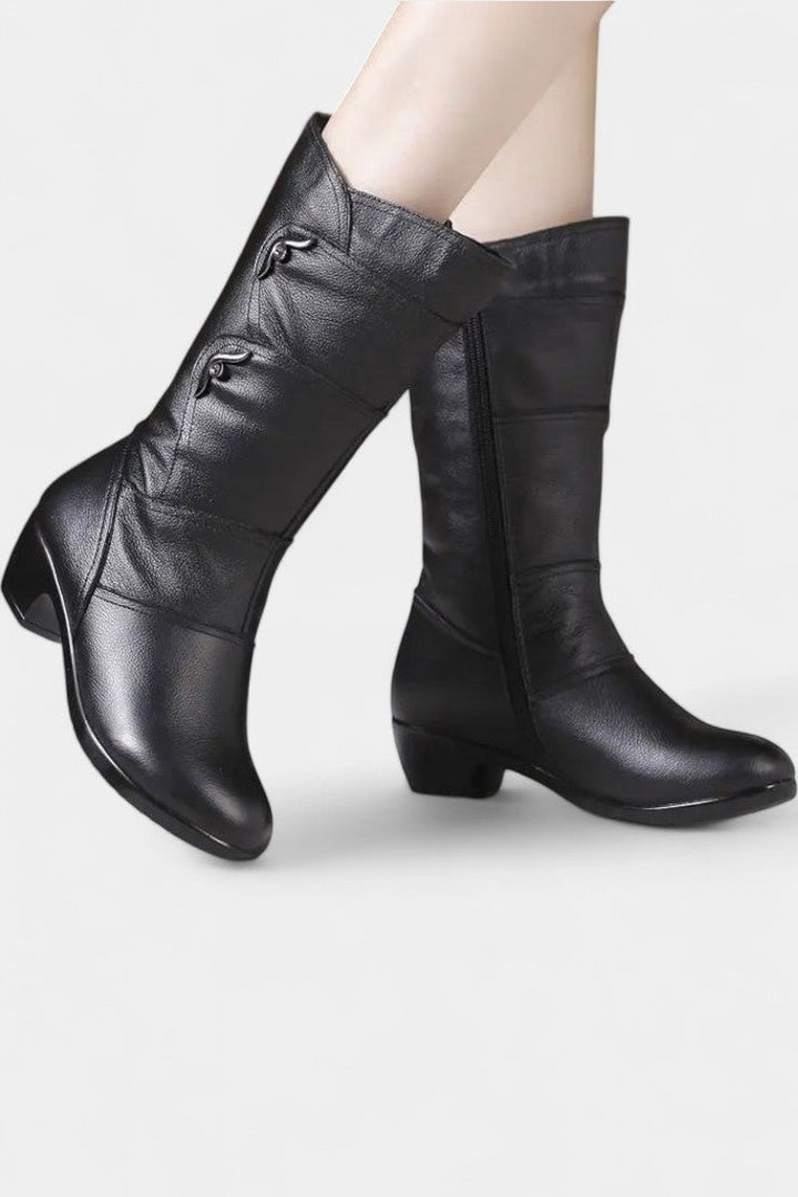 Hadley Botines con Cremallera y Plantilla Acolchada