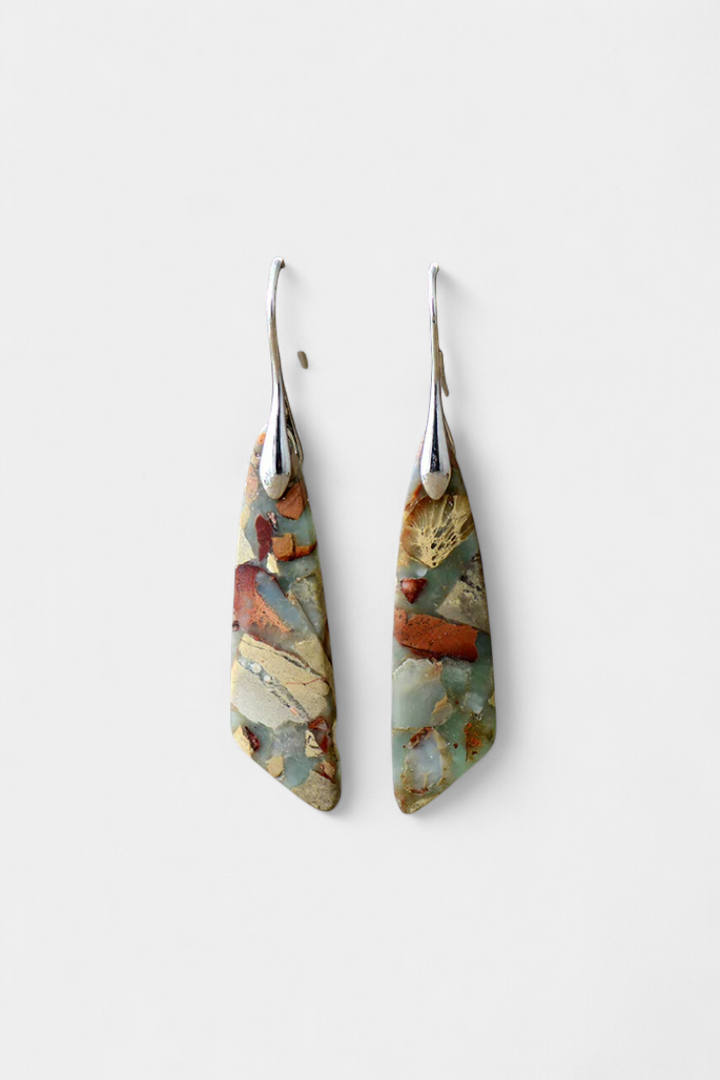 Bird earrings with mixed zirconias