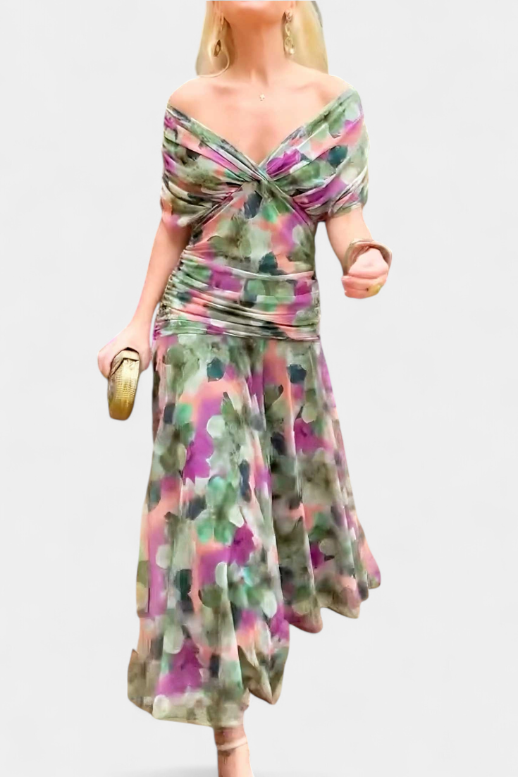 Laluna™ | Vestido Elegante Con Escote En V