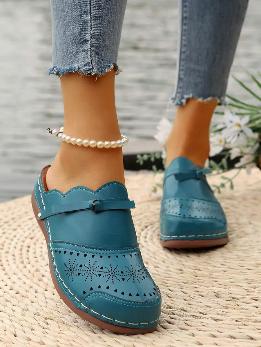 Amelia - Comfortable clogs with artisanal design